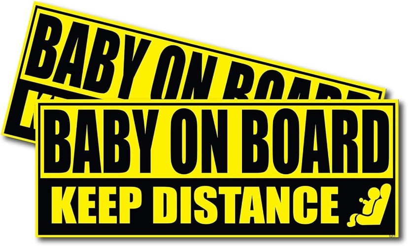 Family Car Safety Decal | Infant On Board Sticker for Child