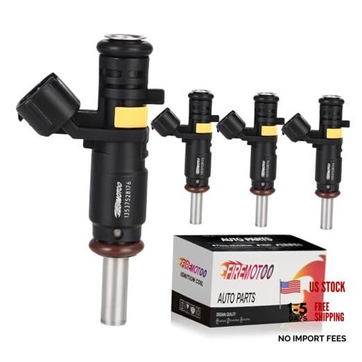 Fuel Injectors Pack of 4 6 Holes Compatible with Mini Cooper Base 1.6L 2007