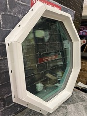 Reliabilit Vinyl Octagon Window 24” x 24” #4066703 White