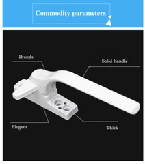 Plastic Steel Inward Open Window Handle Locking Double Glazing Replacement Lock