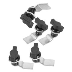 5Pcs Durable T Handle Cam Locks for Toolbox Cabinet Door Security Lock Set