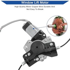 741-534 Power Window Regulator with Motor Compatible Front Left Driver Side
