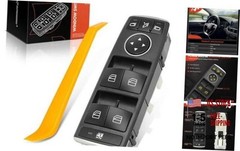 Front Left Driver Side Power Window Switch – Folding Mirrors – Power Window