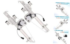 Rear Driver & Passenger Side Power Window Regulator with Motor Compatible with