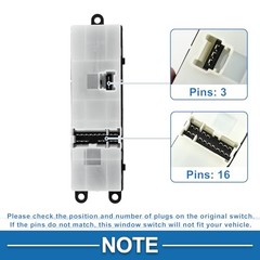 AUTO Power Window Switch No.83071FG090 3+16pin Front Left Driver Side Window