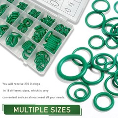 270PCS Seal Gasket Washer, Car Air Conditioning Compressor Seal O-Ring