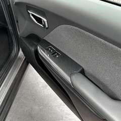 ABS Door Window Switch Panel Cover – Compatible with kia k4 2024-2026 carbon