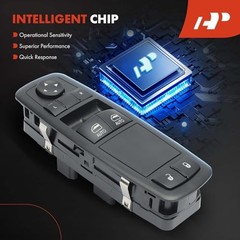 Front Left Driver Side Power Window Switch – Compatible with Ram 1500 2013