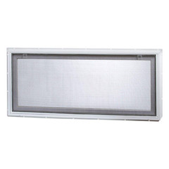 46.25 In. X 21 In. Standard Glass White New Construction Single-Pane Hinged Viny