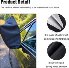 4PCS Car Side Mirror Covers, Waterproof Snow Rear View Mirror Cover Protect from