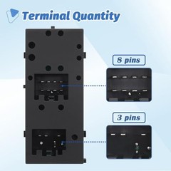 Master Power Window Switch for 2003-2009 Lincoln Town Car 901-326 – Front Left