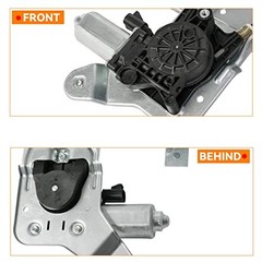 Rear Left Driver Side Power Window Regulator with Motor Rear Left (Driver) Side