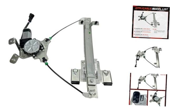 Rear Left Power Window Lift Regulator with Motor Assembly (Driver Side) 741-390