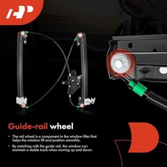 Front Passenger Side Power Window Regulator with Front Passenger Side (RH)