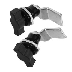 2Pcs Durable T Handle Cam Locks for Cabinet Black ABS Zinc Alloy Secure Latch