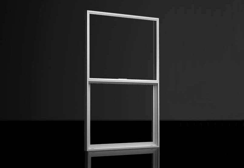 White Aluminum Sash Window