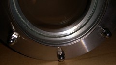 PORTHOLE FOR DOOR STAINLESS STEEL phi 150 mm flat