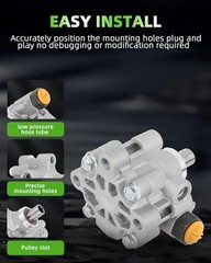 Power Steering Pump Compatible for 2005 2006 2007 for Dodge Dakota, 2006-2007