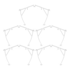 10 Pcs Blind Valance Clips Vertical Attachment Brackets Support Drapery