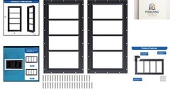 Versatile 2-Pack Shed Windows 10×23” – Ideal for Playhouses and Chicken Coops