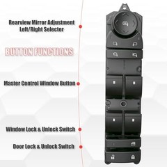 Power Window Switch Driver Side | Compatible with Chevrolet Avalanche 20835553