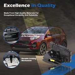 Door Lock Actuator Driver Side Compatible with 2017-2022 Kia Sportage Rear Left