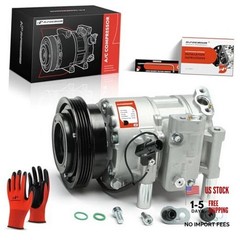 A/C Compressor with Clutch Compatible with Kia Rio 1.6L 2006-2011, Rio5 1.6L