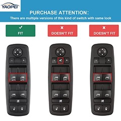Chrysler Town & Country 2012 Master Power Window Switch – Left Driver Side