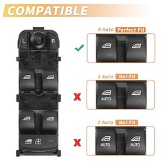 Front Left Driver Side Power Window Switch for Volvo S60 S90 V60 No.31433407