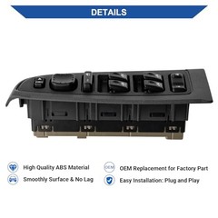 Master Power Window Switch & Bezel Front Driver Window Switch Panel 15883323