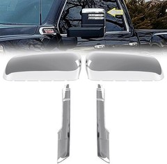 Tow Mirror Caps Replacement for 2020 2021 2022 2023 2024 2500HD 3500HD Chrome
