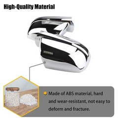 AUCERAMIC Chrome Plated Mirror Covers Trims for 2007-2021 Toyota Tundra for 2…