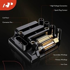 Ignition Coil Compatible with Mini Cooper Hatchback 2002-2004 L4 1.6L (R50),