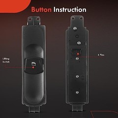 Right Passenger Side Power Window Switch | Compatible with Mercedes-Benz W639