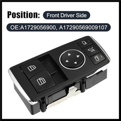 Driver Side Power Window Switch Master A1729056900 A17290569009107 for