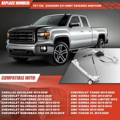 Power Window Regulator with Motor Compatible with 2015-2020 Cadillac