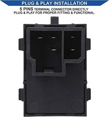 Passengers Side Power Window Switch & Door Lock Switch Button Compatible with
