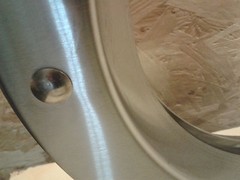 STAINLESS STEEL EXTERIOR DOOR PORTHOLES 350 mm (13,78”)