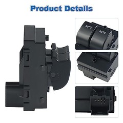 Dual-Automatic Power Window Switch Compatible with Ford Mustang 2010 2011 2012