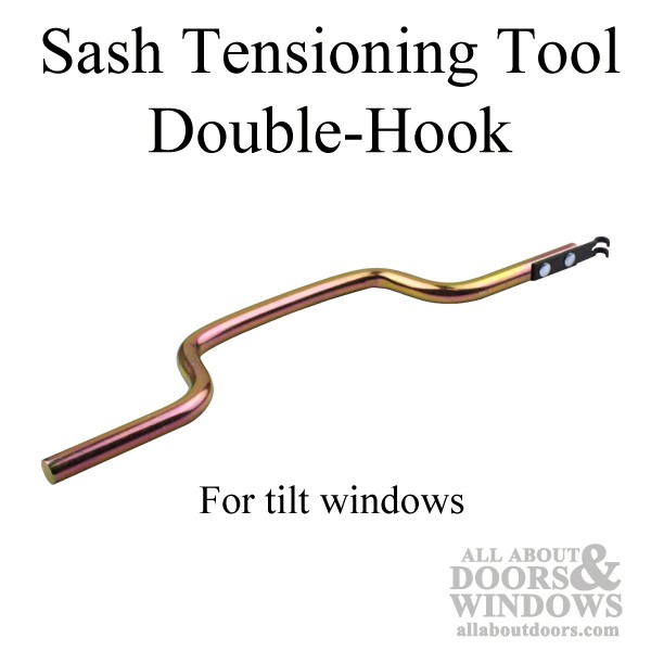 Double Hook Sash Tensioning Tool for 3/8″ & 5/8″ Spiral Balances