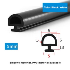 1-10Metre Bubble Gasket Seal for UPVC Doors Windows Rubber Strip Draught Repair
