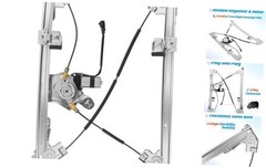 Front Right Passenger Side Power Window Regulator with Motor Compatible with