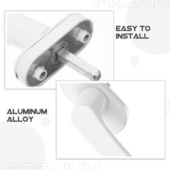 White Aluminum Window Handle Replacement 4.72 Inch Inner Casement Window
