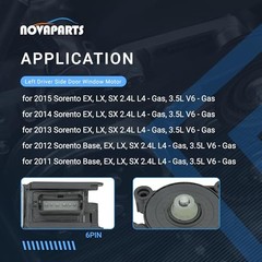 82450-2P010 Front Left Driver Side Door Window Motor for 2011-2015 Kia