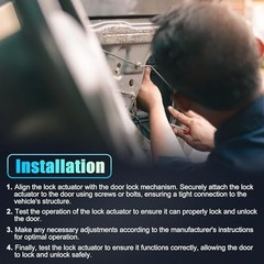 Replacement Rear Left Right Side Power Door Lock Actuator Motor for Mazda 5