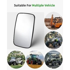 9.3×5.3 Rearview Mirrors, Universal Truck Rearview Mirror, Ideal for Forklift/Go