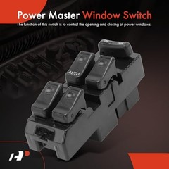 Driver Master Window Switch HG30-66-350 for Mazda 626 93-97 929 92-95