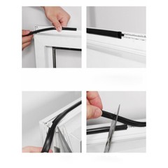 Bubble Gasket Seal for UPVC Doors Windows Rubber Strip Draught Repair 1 Metre