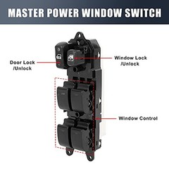 Master Driver Side Power Window Switch 84820-60100 Replacement for Lexus