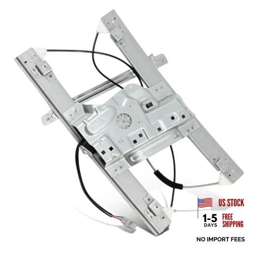 Driver Side Power Window Regulator With Motor Front Left Black/White